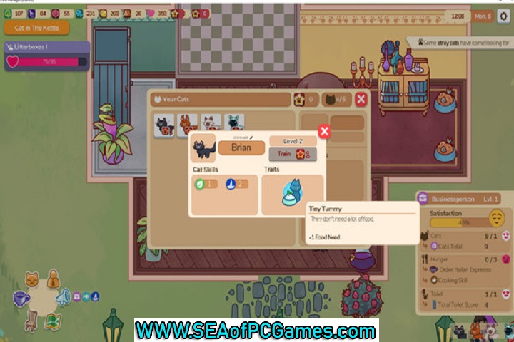 Cat Cafe Manager 2022 PC Game Full Highly Compressed