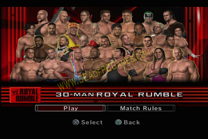 WWE SmackDown vs Raw 2007 Game Highly Compressed